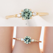 Estel Ring, 0.60ct Montana Sapphire