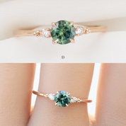 Estel Ring, 0.60ct Montana Sapphire