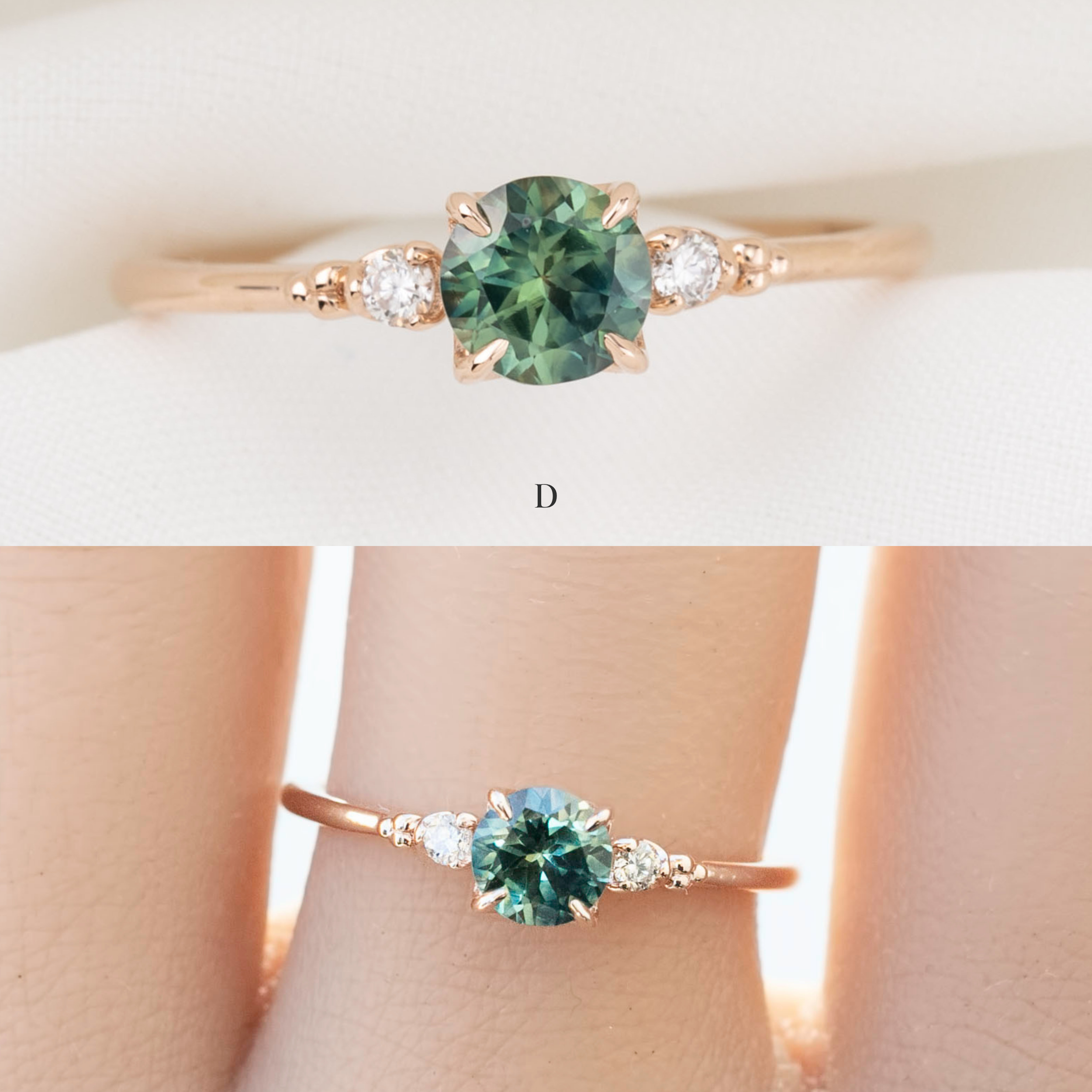 Estel Ring, 0.60ct Montana Sapphire