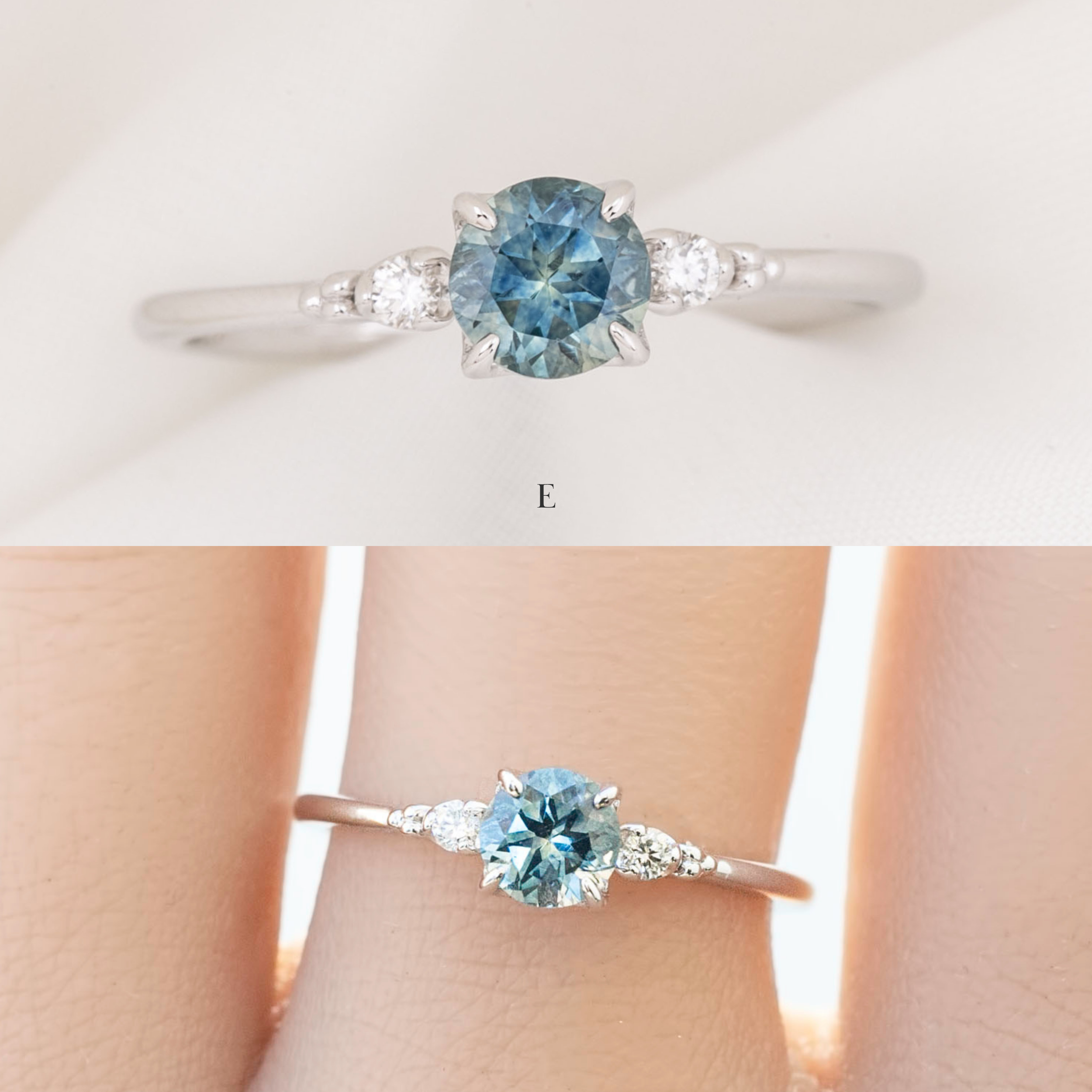 Estel Ring, 0.60ct Montana Sapphire