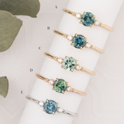 Estel Ring, 0.60ct Montana Sapphire