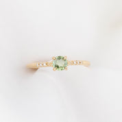 Eloise Ring, 0.35ct Unheated Blue & Green Sapphire