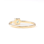 Eloise Ring, 0.35ct Unheated Blue & Green Sapphire