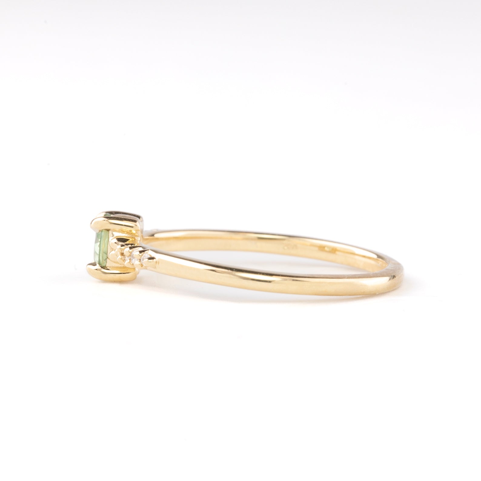 Eloise Ring, 0.35ct Unheated Blue & Green Sapphire