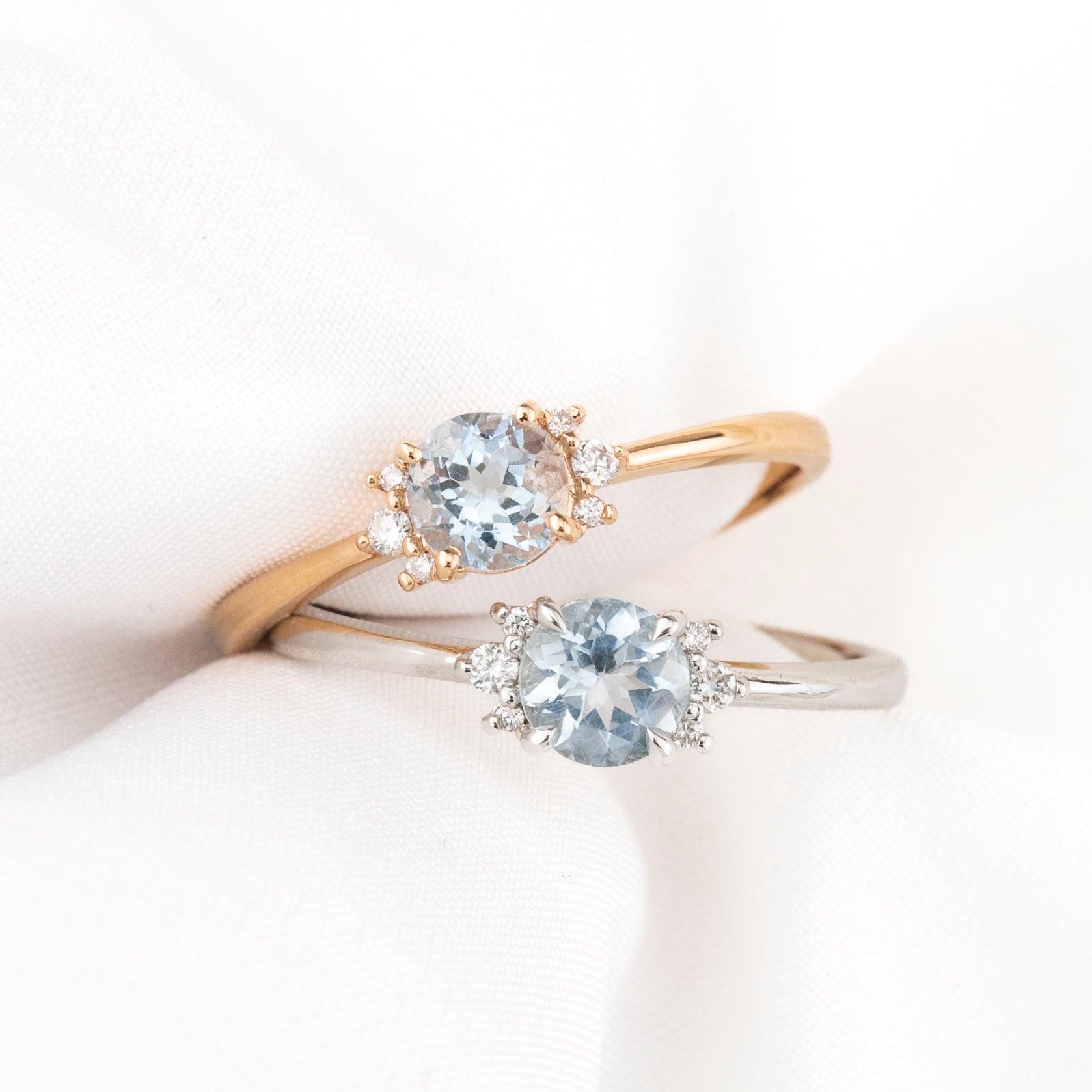 Lena Ring - Aquamarine