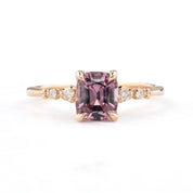 Estel Fleur Ring 1.29ct Light Pink Spinel, 14k Rose Gold (One of a kind)