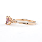 Estel Fleur Ring 1.29ct Light Pink Spinel, 14k Rose Gold (One of a kind)