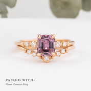 Estel Fleur Ring 1.29ct Light Pink Spinel, 14k Rose Gold (One of a kind)