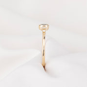 Estel Fleur Bezel Ring, 0.30ct Montana Sapphire