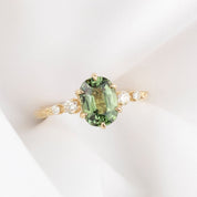 Estel Fleur Ring, 1.75ct Montana Sapphire