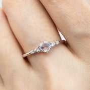 Mila Ring, 0.2ct Round Rose Cut Diamond (One of a kind)