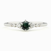 【即日配送】エステルフルールリング ・0.30ct・非加熱マダガスカル産ピンクサファイア・K14YG