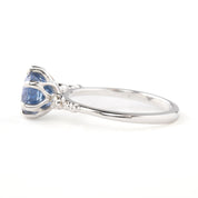 Estel Fleur Ring, 2.42ct Blue Ceylon Sapphire