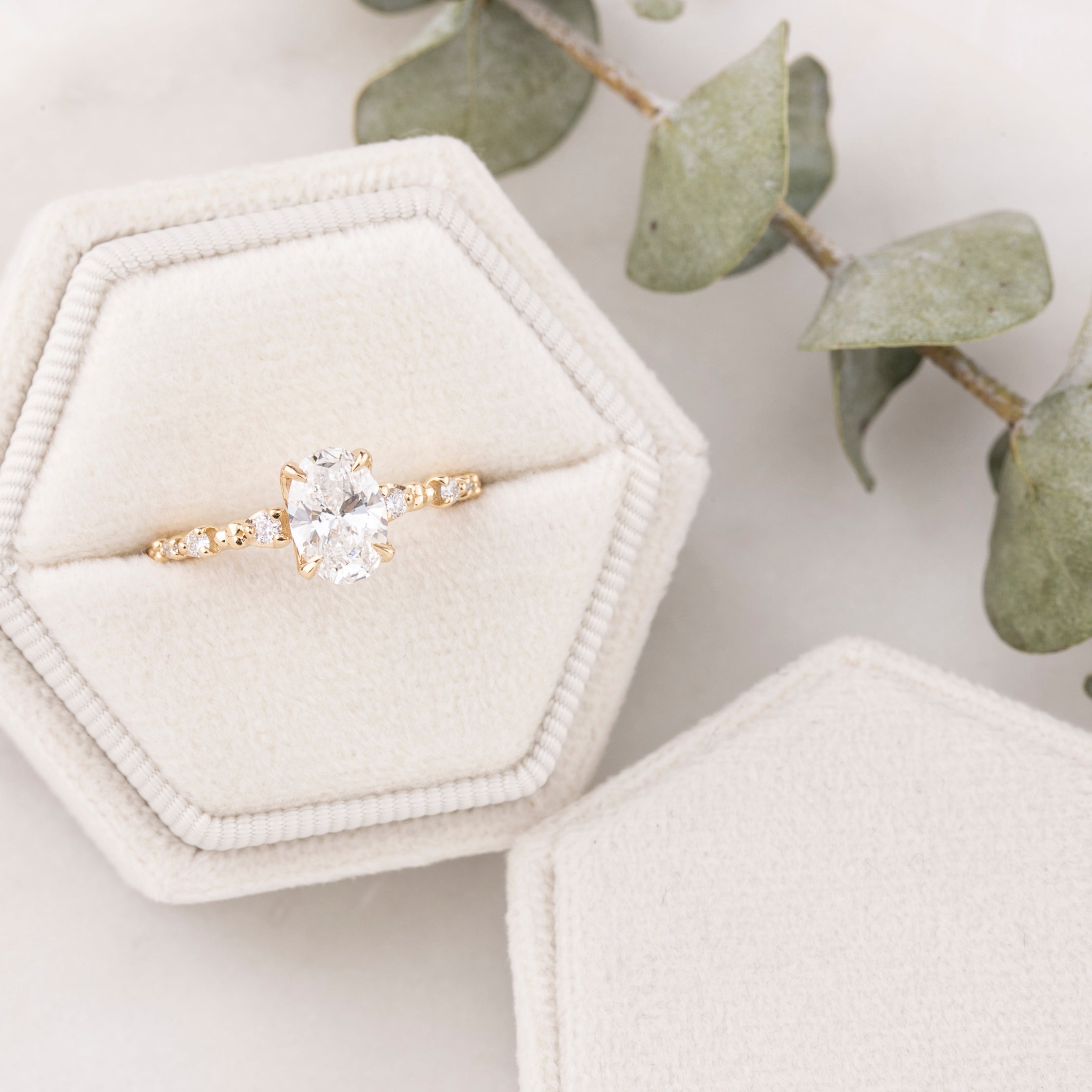 Wisteria Ring,1.03ct Lab Diamond | IGI Certified
