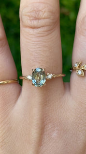 Estel Ring, 1.22ct Montana Sapphire