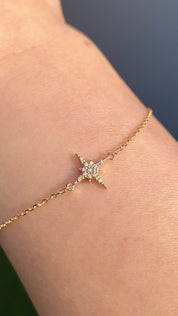 Starburst Diamond Bracelet