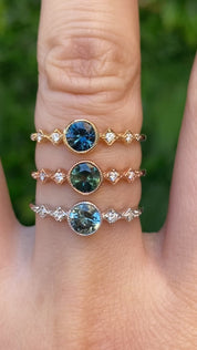 Celeste Ring, 0.50ct Australian Sapphire