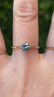 Alice Ring, 0.60ct Montana Sapphire