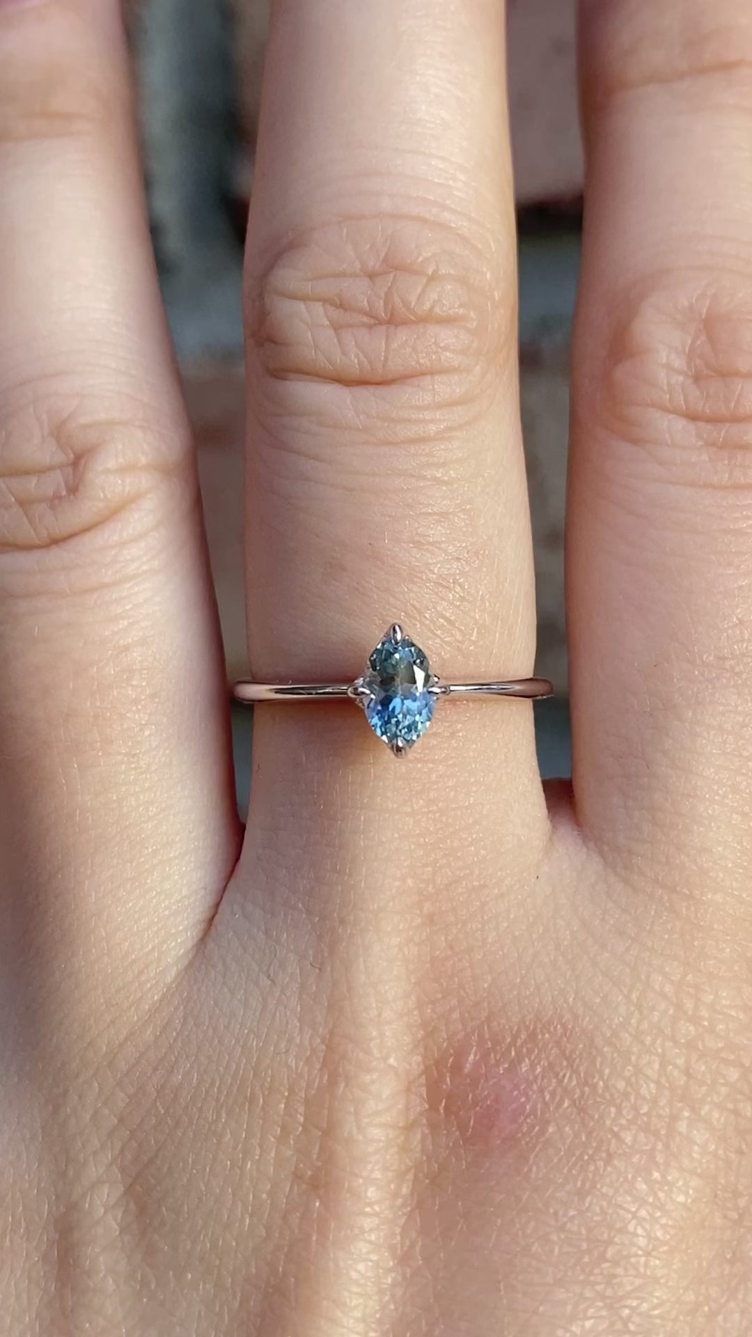 【即日配送】アリスリング ・0.60ct・非加熱マダガスカル産ピンクサファイア・K14RG