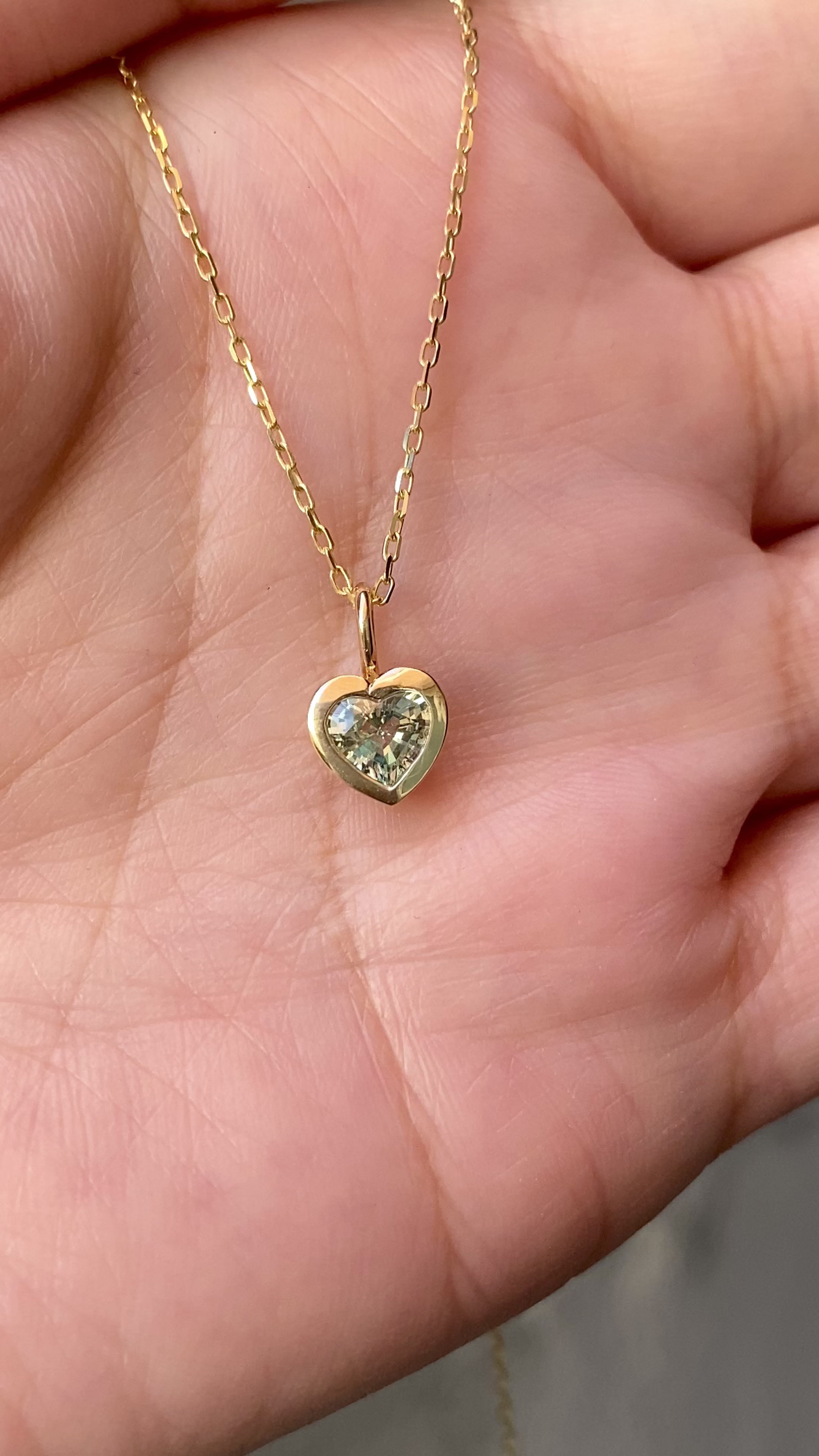 Heart Charm Necklace Setting