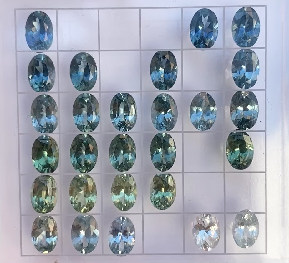 0.60ct Calibrated Oval Montana Sapphires (6.0mm)