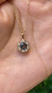 Lila Montana Sapphire Charm