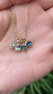 Patia Oval Montana Sapphire Charm 5.0mm