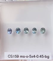 0.45ct Calibrated Oval Montana Sapphires (5.0mm)