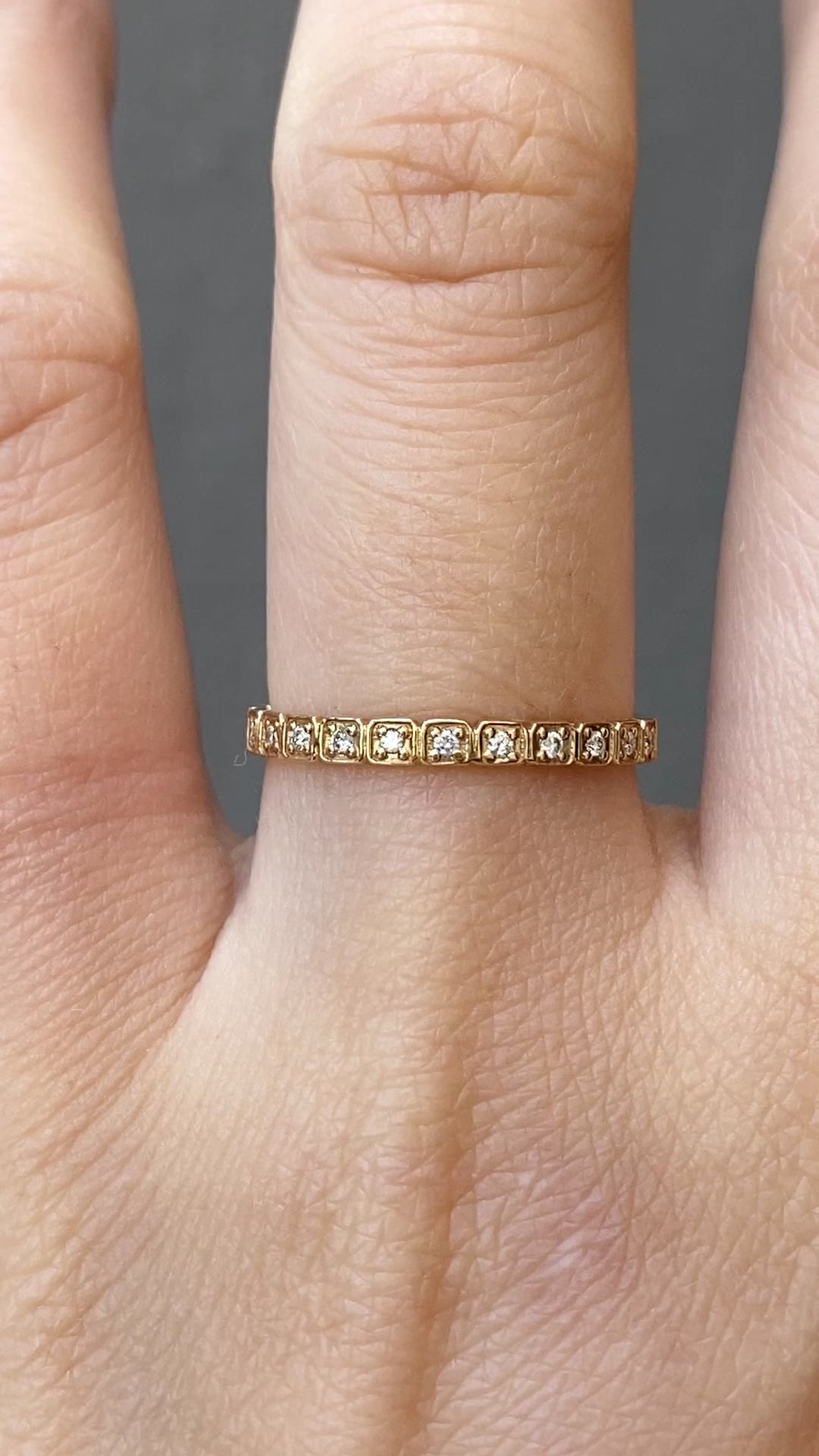 Hazel Eternity Ring