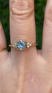 Teresa Ring, 0.90ct Blue Montana Sapphire