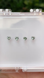 0.20ct Calibrated Heart Madagascar Sapphire (3.5mm) CS234