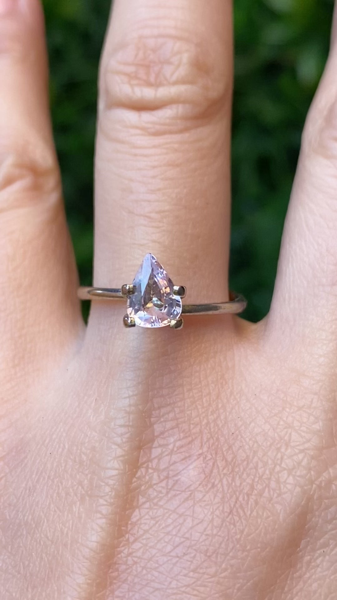 1.07ct Pear Cut Light Pink Madagascar Sapphire SF377