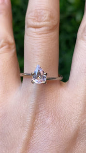 1.07ct Pear Cut Light Pink Madagascar Sapphire SF377