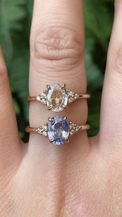 Teresa Ring Blue Sapphire Ring, 14k Yellow Gold (One of a kind)