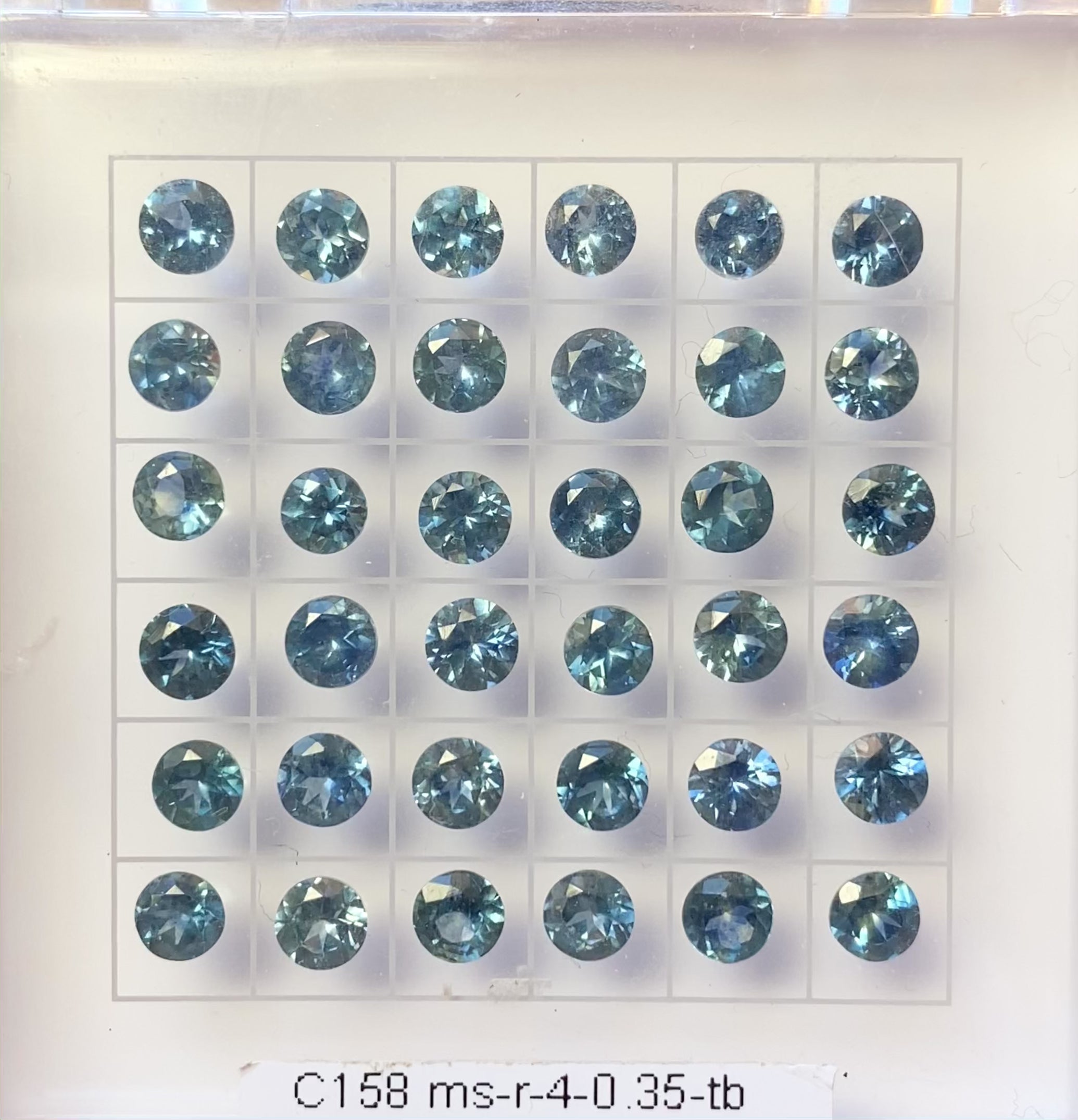 0.35ct Calibrated Round Montana Sapphire (4.0mm)