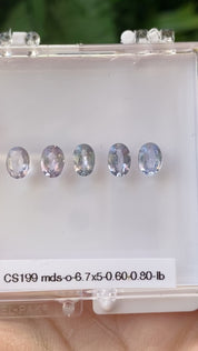 Calibrated7x5mm 0.60ct サファイア マダガスカル産