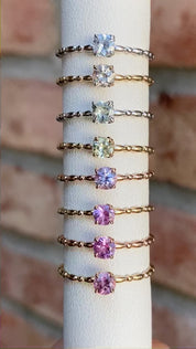 Candy Ring, 0.30ct Madagascar Sapphire of your choice