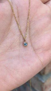 Dahlia Montana Sapphire Necklace