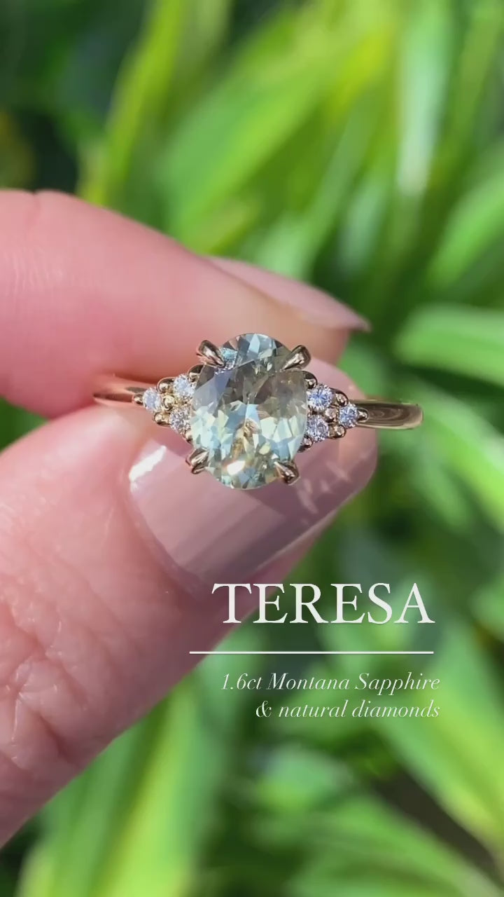 Teresa Setting(Oval cut)