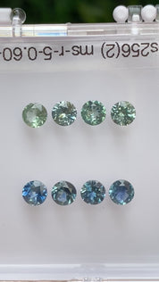 5.0mm 0.70ct サファイア モンタナ産