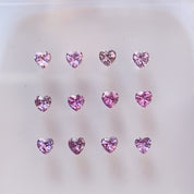 0.20ct Calibrated Heart Madagascar Sapphire (3.5mm) CS235