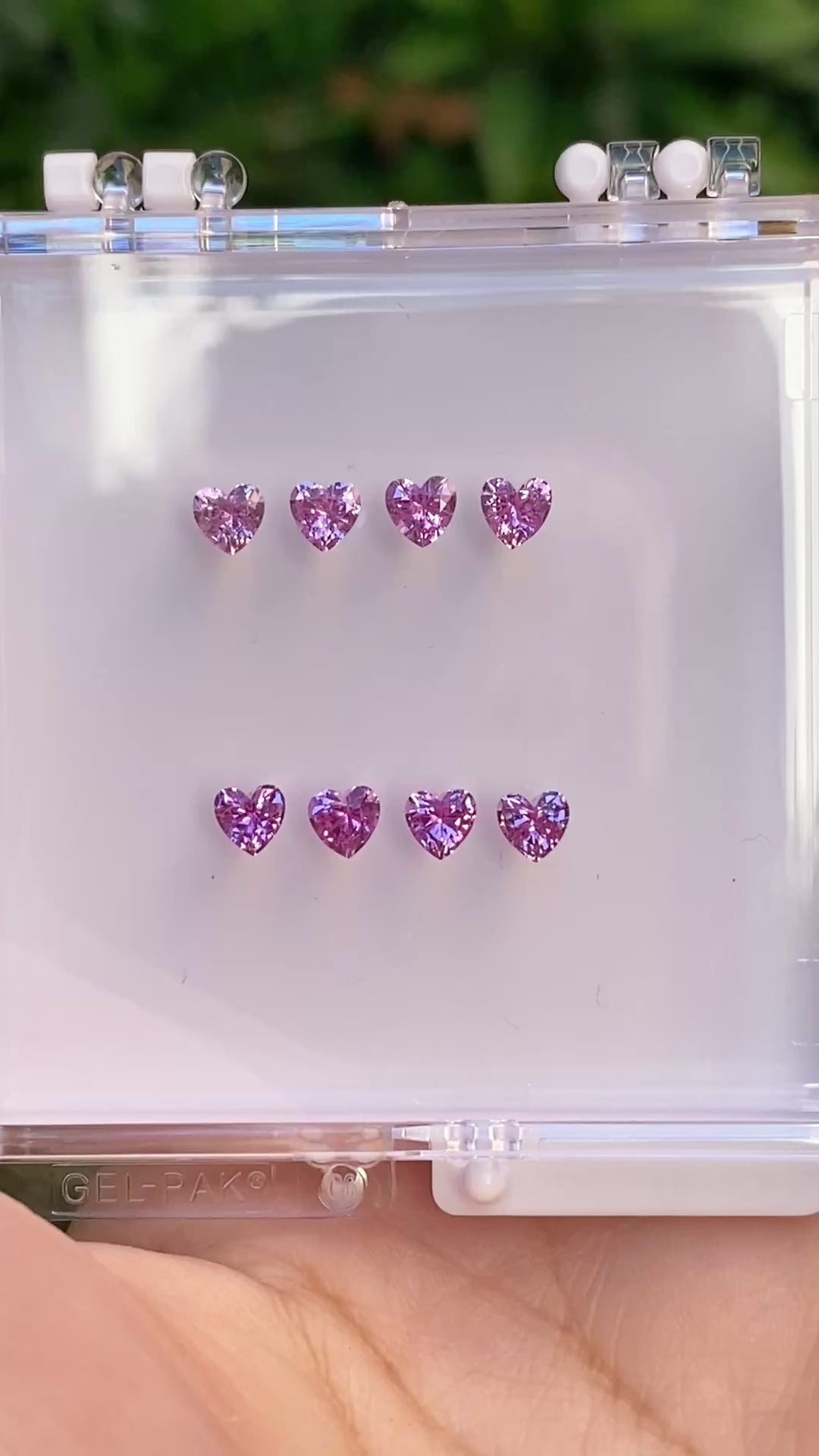 0.30ct Calibrated Heart Madagascar Pink Sapphire (4.0mm) CS233-2