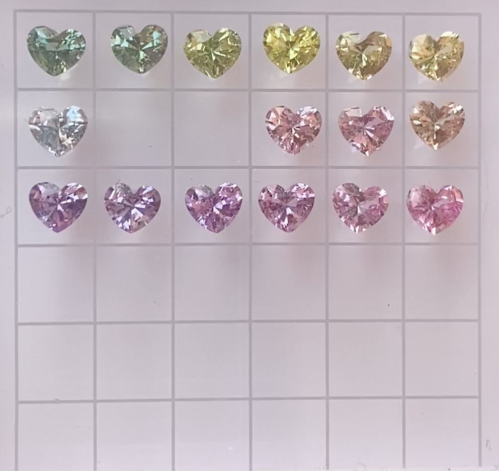 0.35ct Calibrated Heart Madagascar Sapphire (3.5mm) CS313