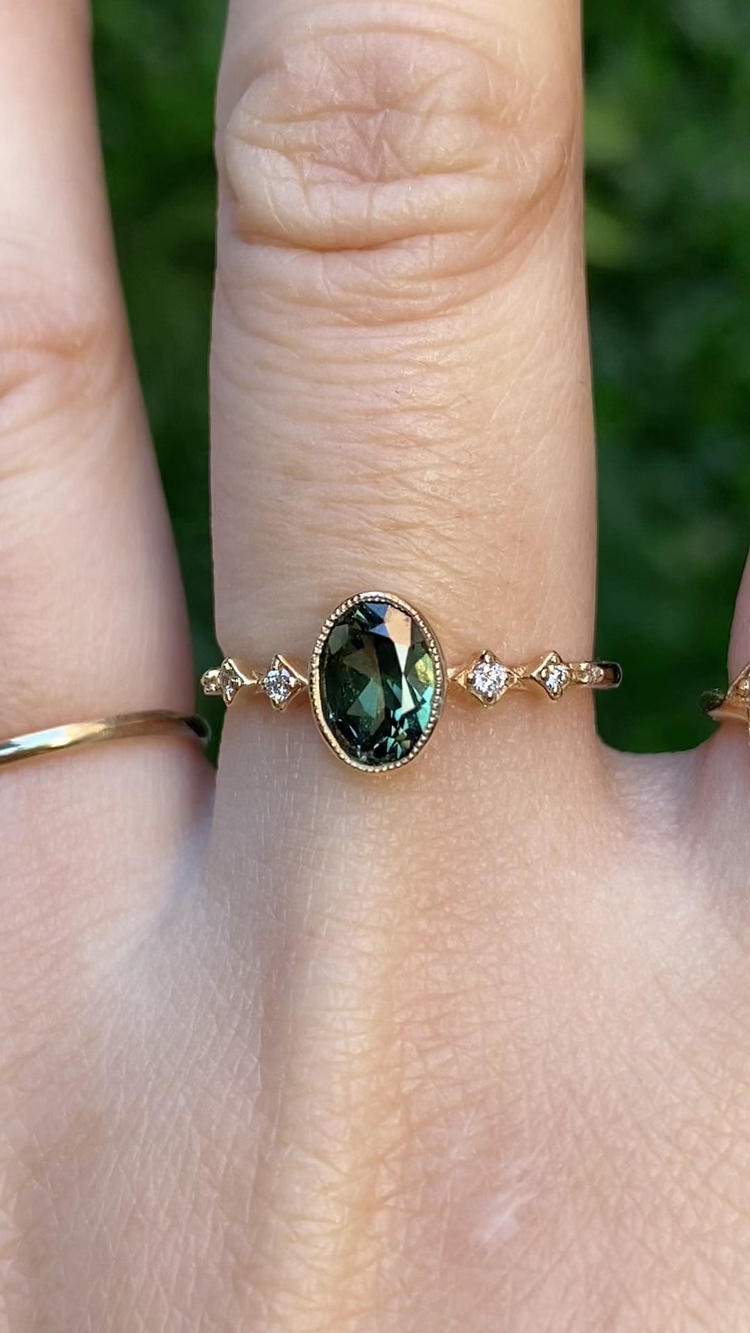 Celeste Ring, 1.03ct Queensland Sapphire