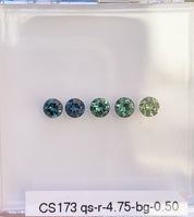 4.75mm 0.55ct サファイア クイーンズランド産 CS173