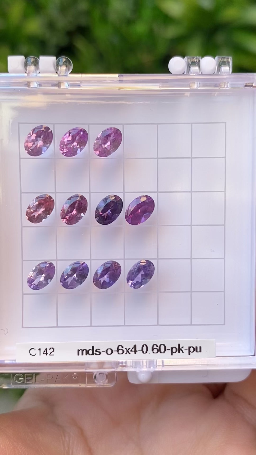 0.60ct Calibrated Oval 6x4mm Madagascar Sapphire C142
