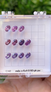 0.60ct Calibrated Oval 6x4mm Madagascar Sapphire C142