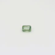 1.36ct Emerald Cut Light Blue Green Madagascar Sapphire SF523