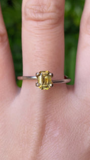 0.83ct  イエローサファイア モンタナ産