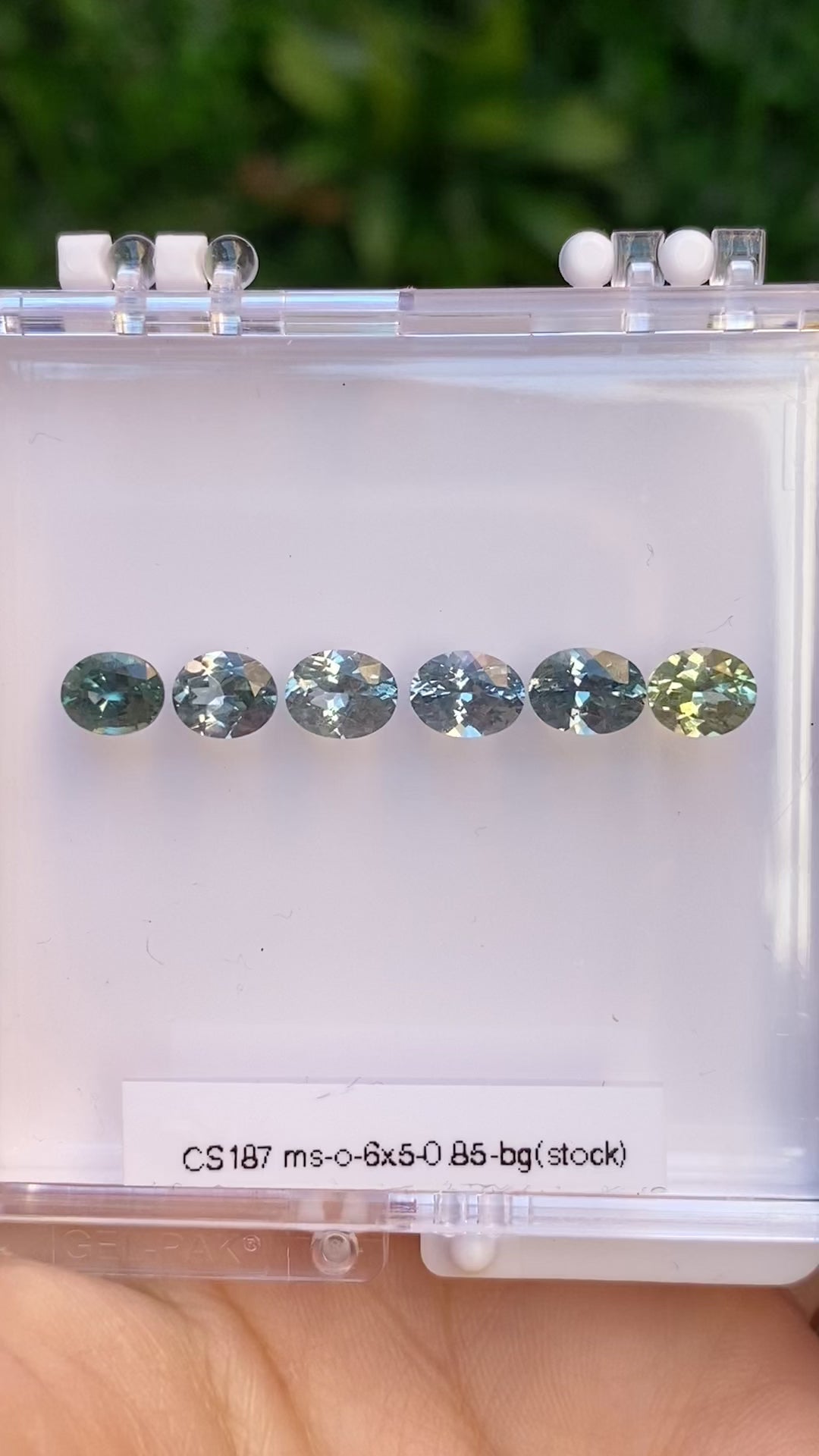  6.0-6.5mm 0.80-0.95ct サファイア モンタナ産 